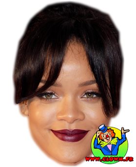 Masque carton Rihanna
