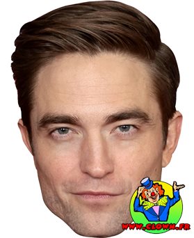 Masque carton Robert Pattinson