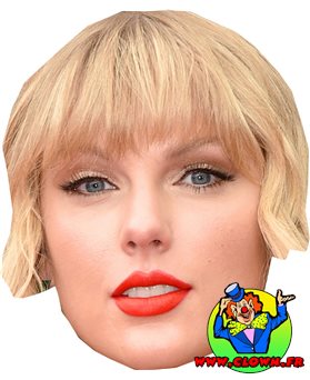 Masque carton Taylor Swift