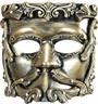 Masque casanova de luxe bronze baroque avec strass autre image 1