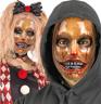 Masque clown psycho plastique autre image 1