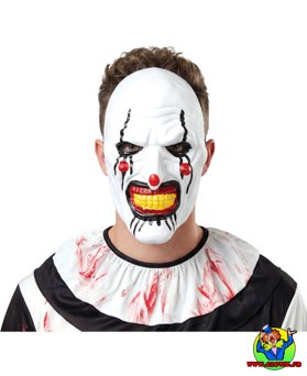 Masque clown tueur mousse - Vue 1