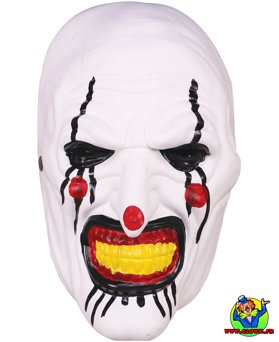 Masque clown tueur mousse - Vue 2