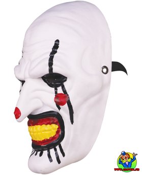 Masque clown tueur mousse - Vue 3