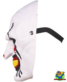 Masque clown tueur mousse - Vue 4