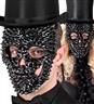 Masque crâne à pointes noires autre image 2