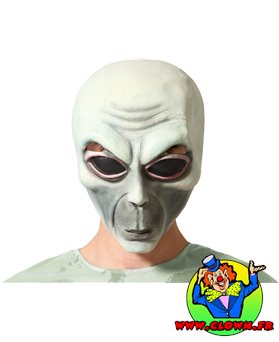 Masque d'Alien Blanc pour Halloween – Paris