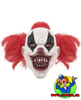Masque de Clown Tueur Adulte en Latex pour Halloween