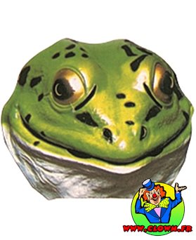 Masque de grenouille pour déguisement