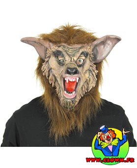 Masque de loup-garou terrifiant pour Halloween