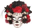 Masque de mortuaire day of dead femme Fleurs autre image 0