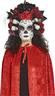Masque de mortuaire day of dead femme Fleurs autre image 1