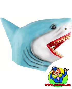 Masque de requin bleuté