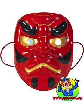 Masque diable japonais pour Halloween