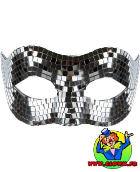 Masque disco boule à facettes
