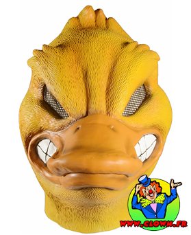 Masque duck sauvage jaune