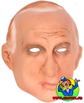Masque homme Russie poutine