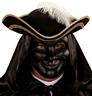 Masque homme noir de venise autre image 1