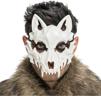 Masque loup squelette blanc x 9cm x 19cm autre image 0
