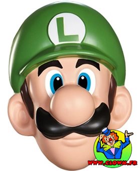 Masque super mario luigi adulte