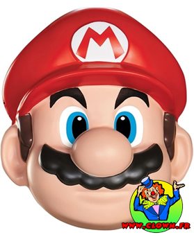 Masque super mario mario adulte