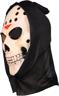 Masque tête de mort avec marque rouge autre image 1