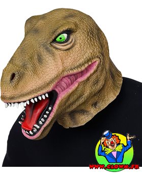 Masque tête entière tyrannosaure t-rex