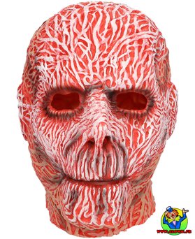Masque tête latex Creep - Vue 2