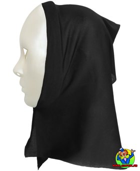 Masque visage Mime blanc avec capuche - Vue 3