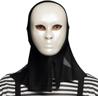 Masque visage Mime blanc avec capuche autre image 0