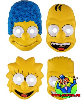 Masques famille simpson