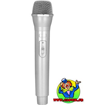 Microphone argent