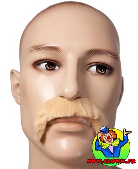 Moustache 1900 blonde