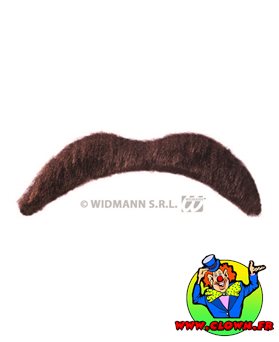 Moustache normal chatain N°5