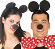 Nez clown souris mickey mousse noir autre image 0