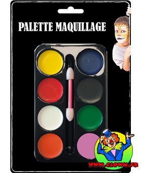Palette maquillage 8 couleurs