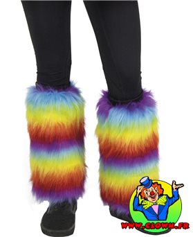 Patte d'eph fourrure x2 rainbow