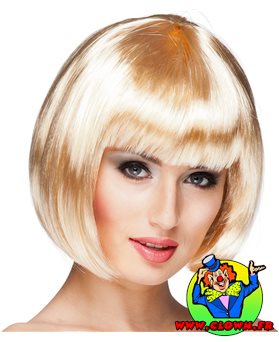 Perruque Cabaret blond Chic pour Femme