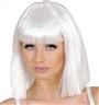 Perruque Crazy blanche autre image 0