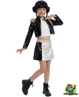 Perruque Kpop - enfant - noir - Vue 4