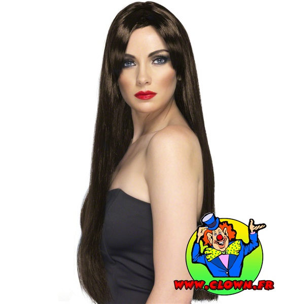Perruque Blonde Samantha Disco 60's - Volumineuse Avec Ruban Satin Violet