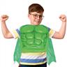 Plastron en mousse vert avec cape hulk autre image 0