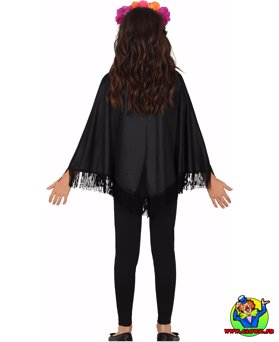 Poncho jour des morts - Vue 2