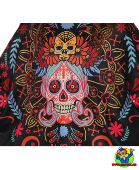 Poncho jour des morts - Vue 3