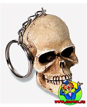 Porte clef crâne