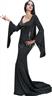 Robe de Morticia Addams pour adultes - Déguisement chic et terrifiant autre image 1