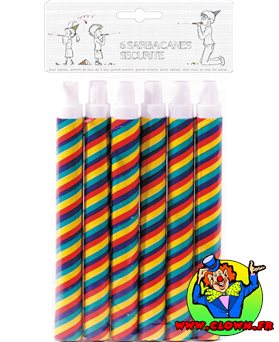 Sarbacanes securite x6