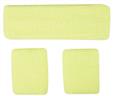 Set bandeau et poignets éponge jaune fluo autre image 0