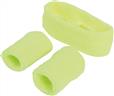 Set bandeau et poignets éponge jaune fluo autre image 2