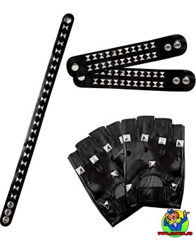 Set motard ou rockeur - Vue 1